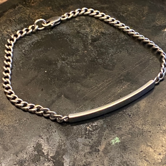 Jewelry - Vintage Tiffany’s Slim ID Bracelet- Sterling Sil.
